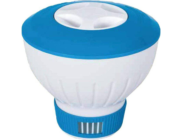 Dispenser Pastiglie Cloro Skimmer Galleggiante per Piscina 200 gr Dosatore