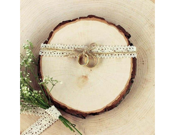 5x Base in Legno Tronco Decorazione Tavola Centrotavola Alzatina Natale (20...