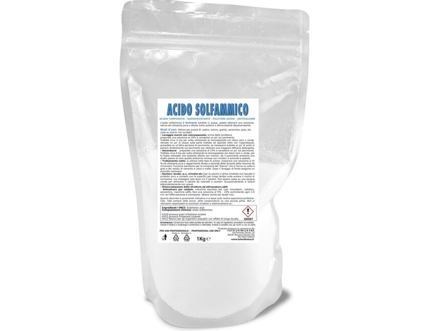 Acido solfammico tamponato Disincrostante Anticalcare Uso Professionale 1 kg