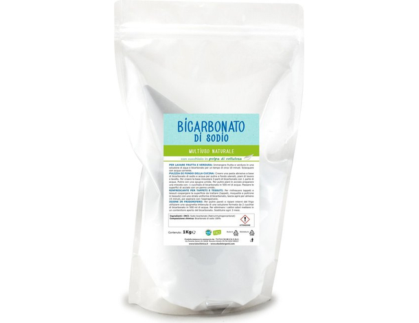 Bicarbonato di sodio purissimo multiuso naturale cucina tappeti alimenti 1 Kg