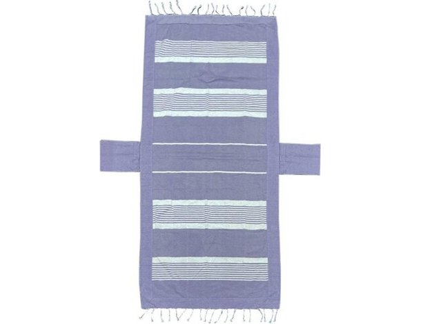 Telo Mare Pareo Fouta con Frange 100% Cotone 75x190cm Lettino Vari Colori 6