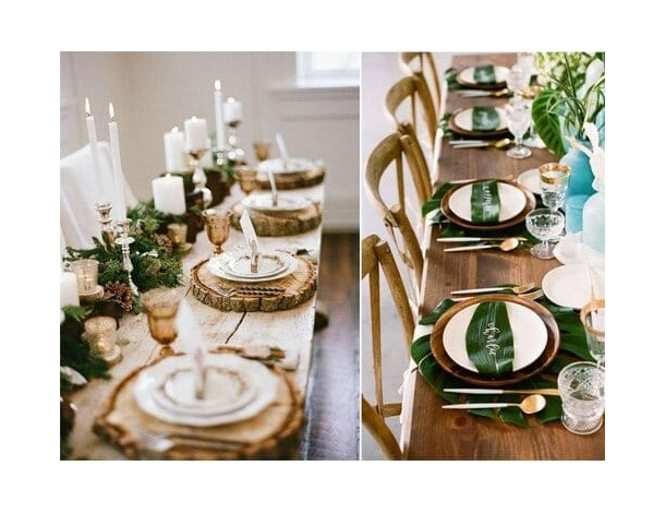 Base Legno Tronco Decorazione Tavola Centrotavola Alzatina Natale Varie...