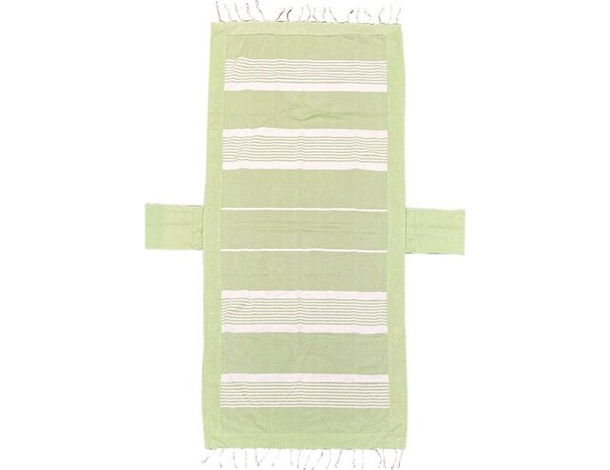 Telo Mare Pareo Fouta con Frange 100% Cotone 75x190cm Lettino Vari Colori 5