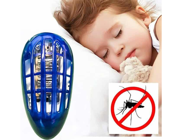 Zanzariera Elettrica Attacco Diretto Presa Lampada LED Fulmina Insetti Zanzare