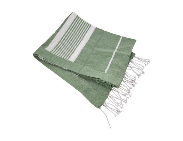 Telo Mare Pareo Fouta con Frange 100% Cotone 75x190cm Lettino Vari Colori 2