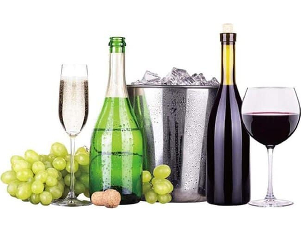 Fascia Refrigerante Porta Bottiglie Portatile Raffredda Vino Termico...