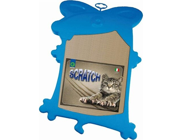 Tiragraffi in Cartone Graffiatoio Mickey Scratch per Gatti 44,5x31,5x3 cm 2