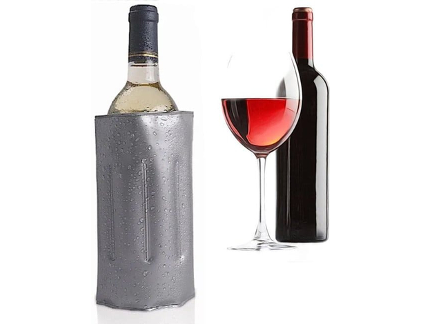 Fascia Refrigerante Porta Bottiglie Portatile Raffredda Vino Termico Regolabile