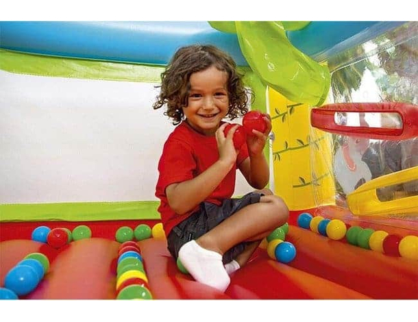 Castello Gonfiabile per Bambini 3 Anni 173x175x114 cm Palline Gioco...