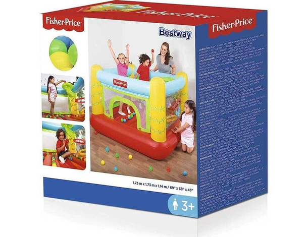 Castello Gonfiabile per Bambini 3 Anni 173x175x114 cm Palline Gioco...