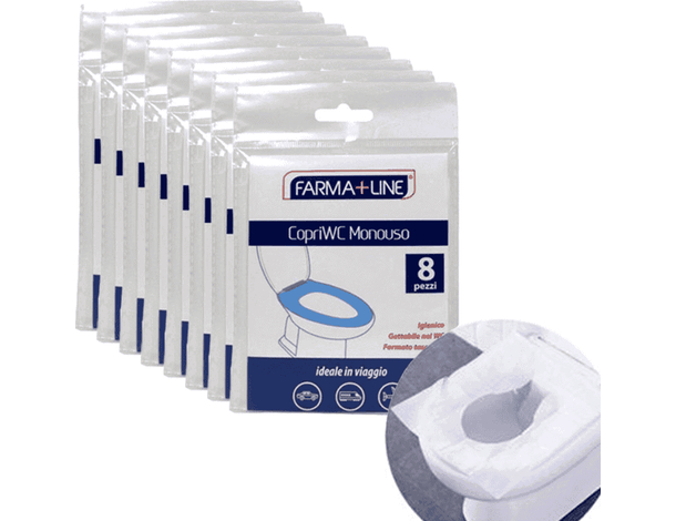 192x Copriwater Da Viaggio Copri WC Usa e Getta Tascabili Monouso Toilette
