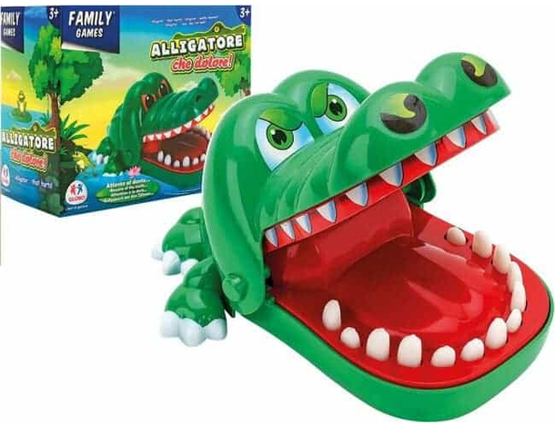 Gioco di Società Per Famiglie Gioco Coccodrillo Alligatore Scatola 3+ Anni