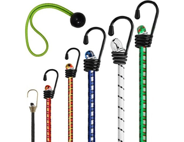 Kit da 18 Pezzi Corda Fune Elastica Resistente Portapacchi con Ganci Trasporti