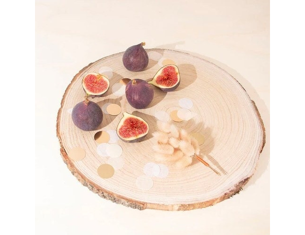 Base Legno Tronco Decorazione Tavola Centrotavola Alzatina Natale Varie...