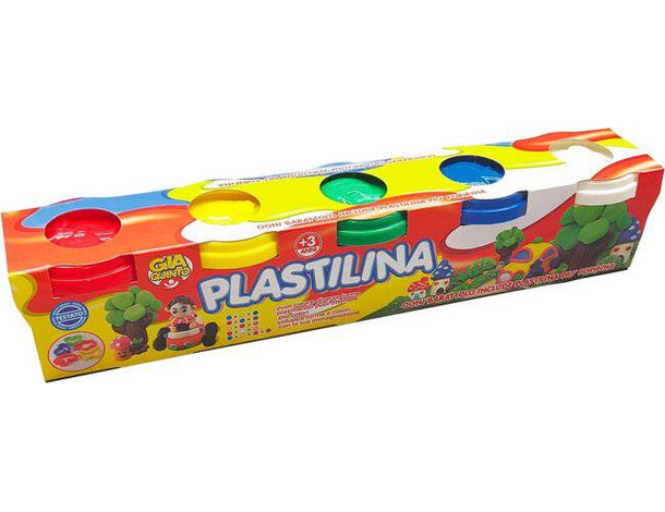 Kit da 5 Pezzi Plastilina Modellante Pasta Plastichina Play Dough con Accessori