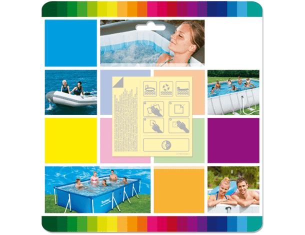 30x Kit Riparazione per Piscina Sott'acqua Toppe Adesive Piscine Universale...