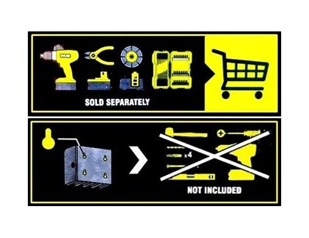 Armadietto porta utensili in metallo con sportello richiudibile e 2 chiavi 6