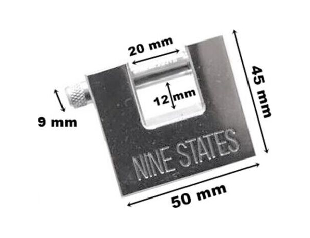 Lucchetto per serranda corazzato in acciaio temperato 50mm sicurezza Liv.7 4