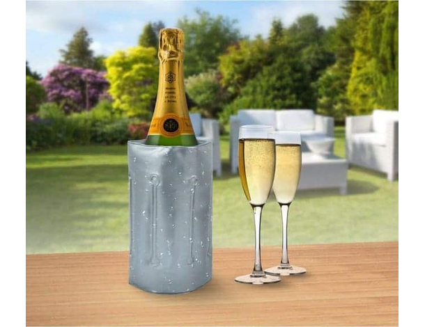 Fascia Refrigerante Porta Bottiglie Portatile Raffredda Vino Termico...