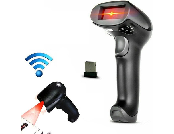 Lettore Codice a Barre Scanner Barcode Wireless Senza Fili Pistola Laser L017