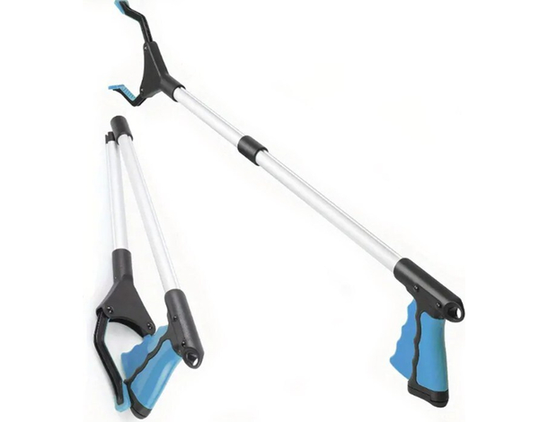Pinza Prendi Tutto Bastone Prensile Asta Raccogli Rifiuti Oggetti 82cm Braccio