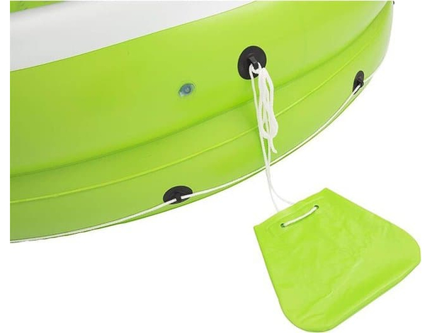 Isola Galleggiante Materassino Gonfiabile per Piscina e Mare con 5 Posti...