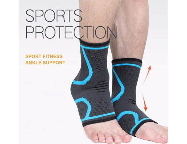 2x Cavigliera Ortopedica Fascia Tutore Caviglia Piede Supporto Traumi Sport...