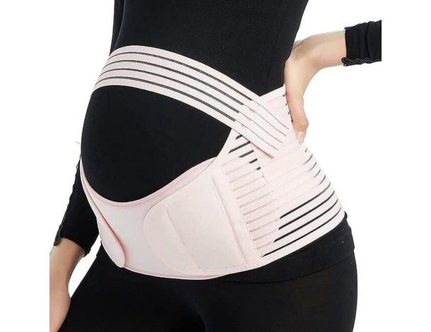 Fascia Addominale Per Gravidanza Regolabile Traspirante Addome Vita sostegno (L)