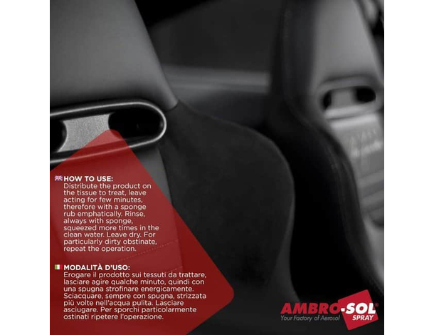 Detergente pulitore schiumoso spray per tessuti ed interni automobile da...