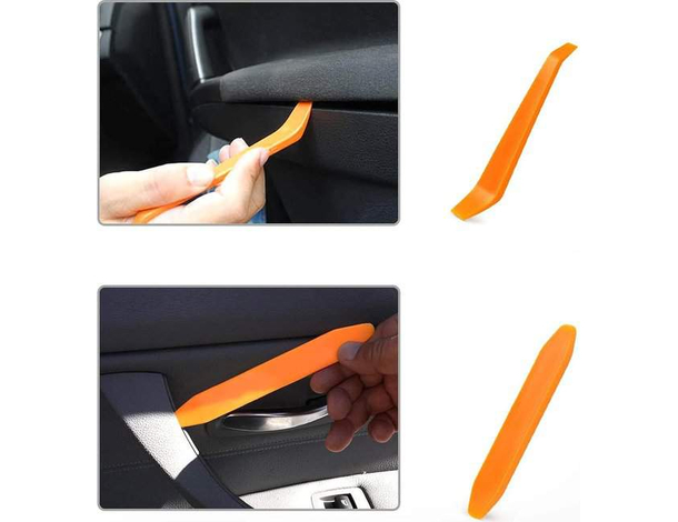 Kit 4 Attrezzi per Smontaggio Interni Auto Cruscotti Portiere Sistemi Audio...