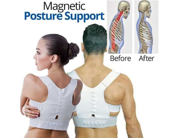 Fascia posturale spalle schiena correttore postura Magnetica dolori lombari...