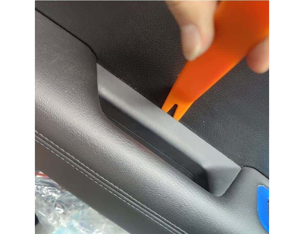 Kit 4 Attrezzi per Smontaggio Interni Auto Cruscotti Portiere Sistemi Audio...