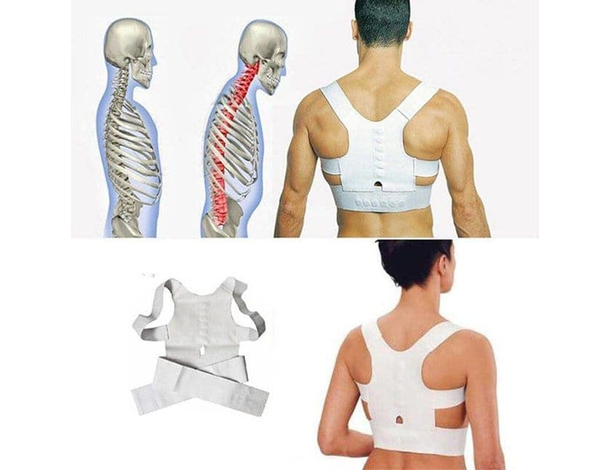 Fascia posturale spalle schiena correttore postura Magnetica dolori lombari...