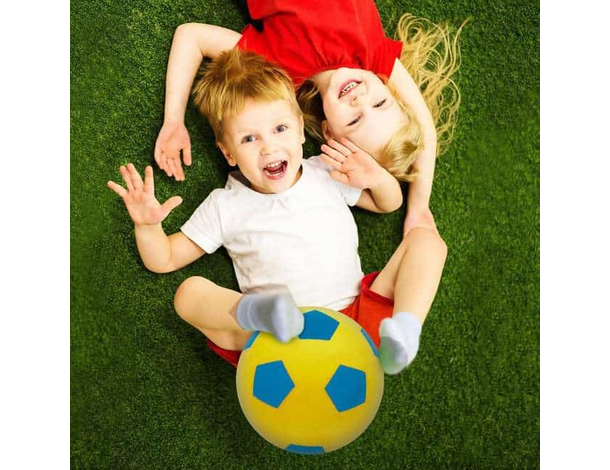 Palla In Spugna 20 cm Giocare Pallone Morbido Bambini Divertimento Casa...