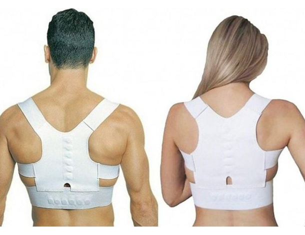 Fascia posturale spalle schiena correttore postura Magnetica dolori lombari...