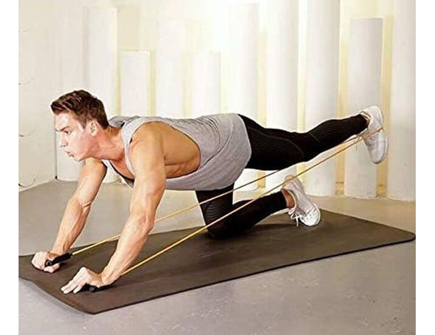 Elastici Fitness Banda Elastica di Resistenza Allenamento Fascia 30lb...