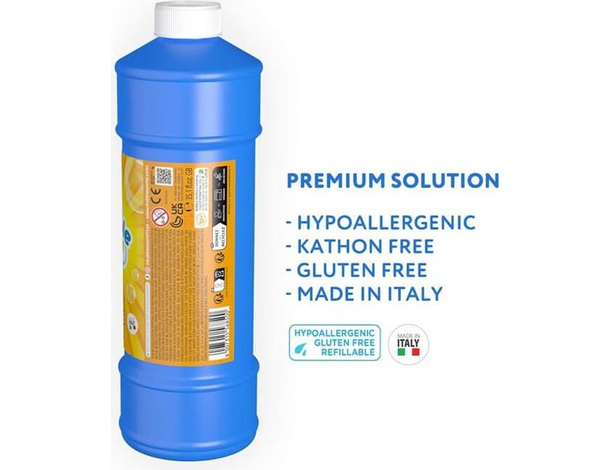 2x Liquido di Ricarica per Bolle di Sapone 500ml Pronto all'Uso Bambini...