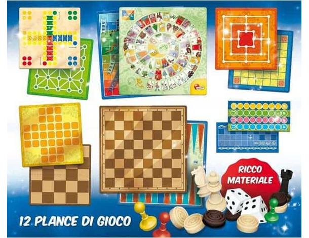 Giochi Riuniti Più di 60 Giochi Ludoteca Bambini Gioco da Tavolo di Società...