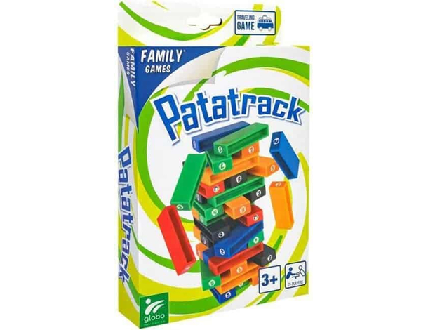 Gioco da tavolo PATATRACK Società per 2 giocatori 45 blocchi torre mattoncini...