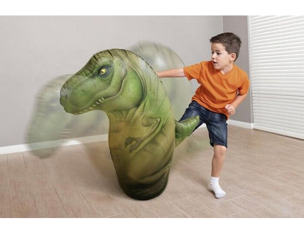 Dinosauro Gonfiabile Gioco per Bambini Punching Bag Boxing Esterno Interno 7