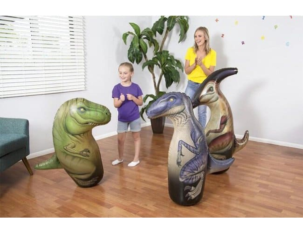 Dinosauro Gonfiabile Gioco per Bambini Punching Bag Boxing Esterno Interno 10