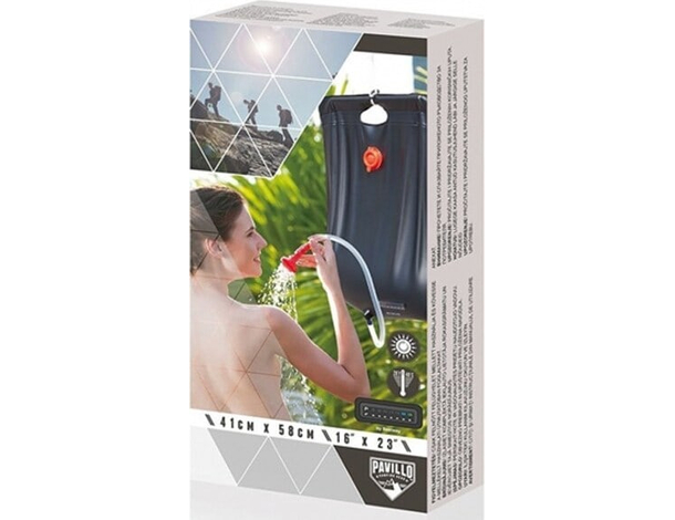 Doccia a Riscaldamento Solare Portatile con Sacca 20 LT per Campeggio...