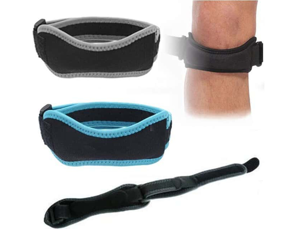 2x Tutore Ginocchio Cinturino per Tendinite Della Rotula Fascia Supporto Sport