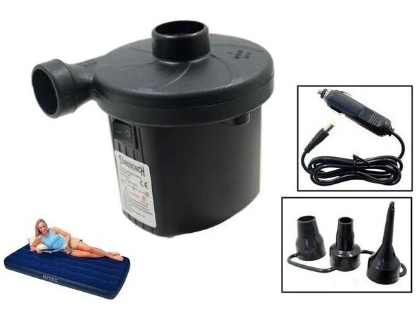 Pompa elettrica a 12 Volt per canotti materassini salvagenti mare 480 Lt/m