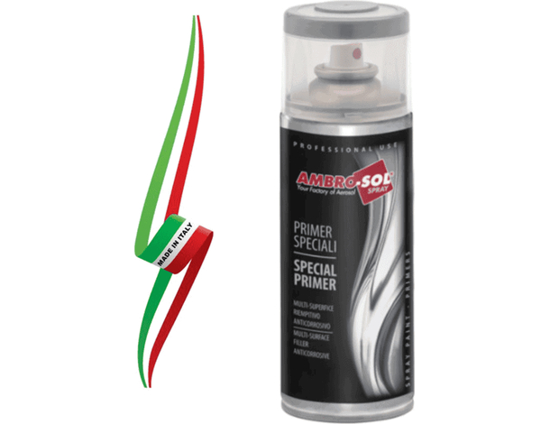 Bomboletta smalto spray speciale primer per lamiere zincate colore grigio 400ml