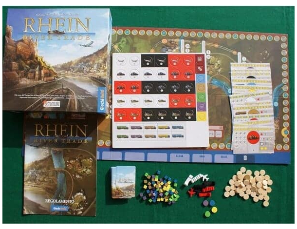 Gioco da Tavolo Rhein River Trade Italiano Giochi Uniti ragazzi bambini...