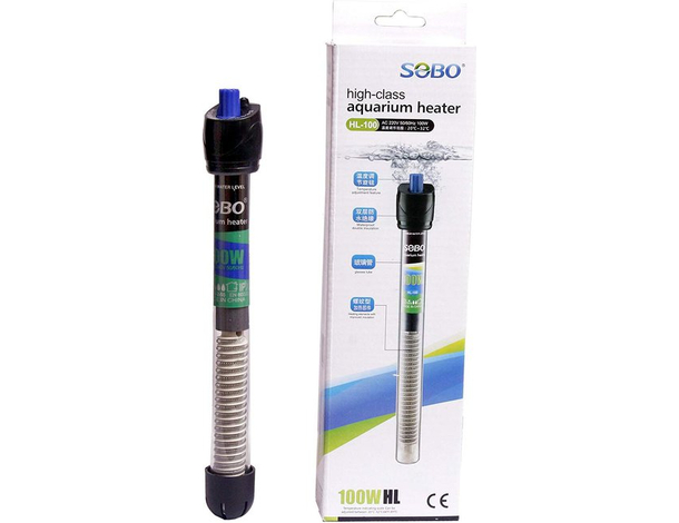 Riscaldatore per Acquari Piccoli 100w Termostato Regolabile Termometro HL-100