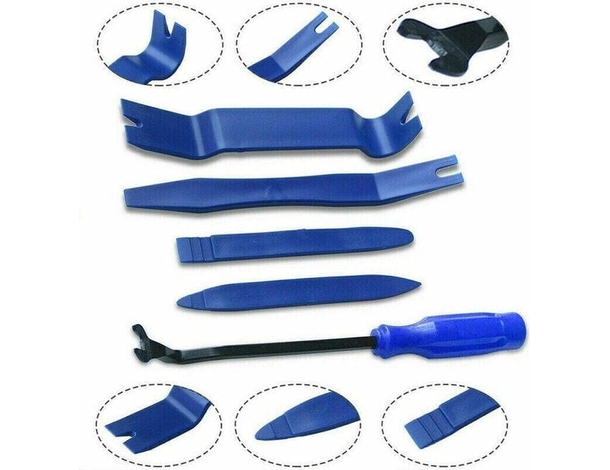 Kit 5 Leve Smontaggio Interni Auto Professionali Antigraffio Portiere Casse...
