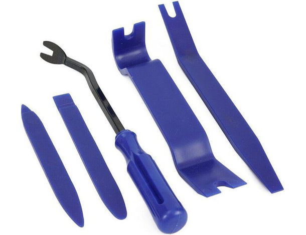 Kit 5 Leve Smontaggio Interni Auto Professionali Antigraffio Portiere Casse...