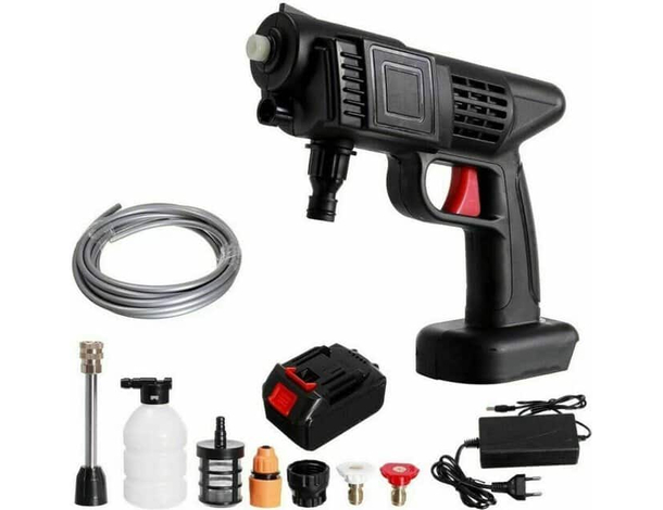 Idropulitrice a Batteria da 21V Portatile Lavaggio Auto Senza Fili a Pressione